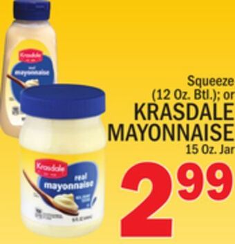 C Town Krasdale mayonnaise, 15 oz. jar offer