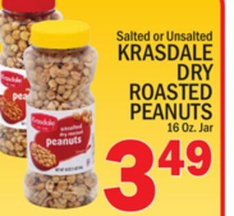 C Town Krasdale dry roasted peanuts offer