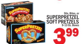 C Town Superpretzel soft pretzels offer