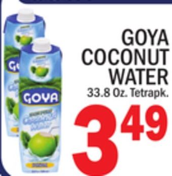 C Town Goya coconut water offer