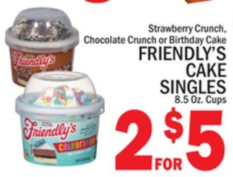C Town Friendly's cake singles offer