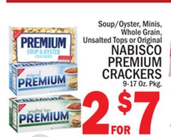 C Town Nabisco premium crackers offer