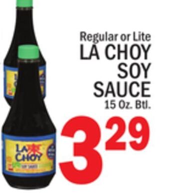 C Town La choy soy sauce offer