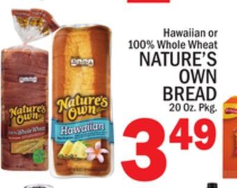 C Town Nature's own bread offer