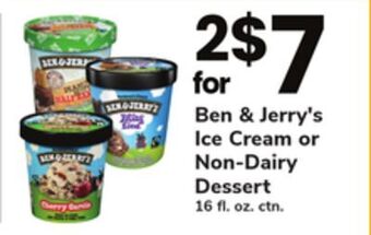ACME Ben & jerry's ice cream or non-dairy dessert offer