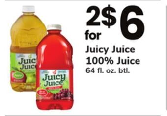 ACME Juicy juice 100% juice offer