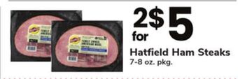 ACME Hatfield ham steaks offer