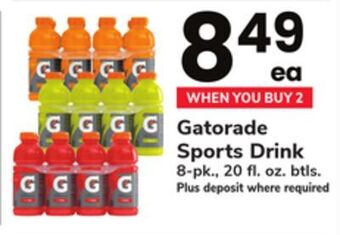 ACME Gatorade sports drink offer