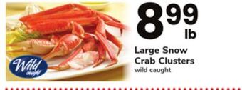 ACME Large snow crab clusters offer