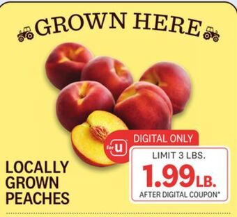 Kings Food Markets Locally grown peaches offer