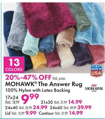 Boscov's Mohawk® the answer rug offer