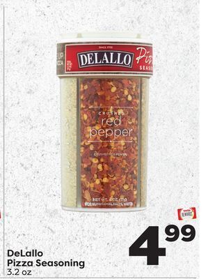 Weis Markets Delallo pizza seasoning offer