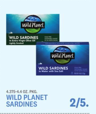 Kings Food Markets Wild planet sardines offer