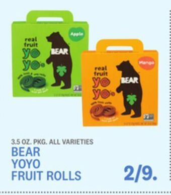 Kings Food Markets Bear yoyo fruit rolls offer