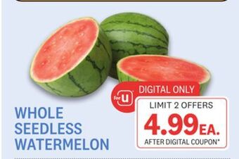 Kings Food Markets Whole seedless watermelon offer