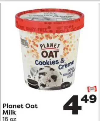Weis Markets Planet oat milk offer