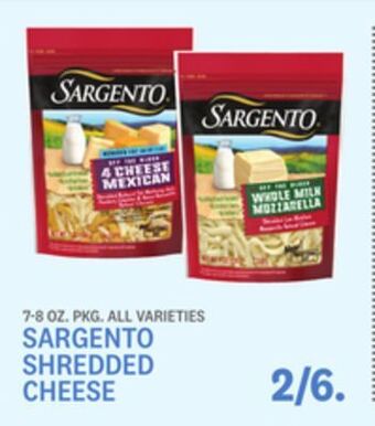 Kings Food Markets Sargento shredded cheese offer