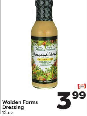 Weis Markets Walden farms dressing offer