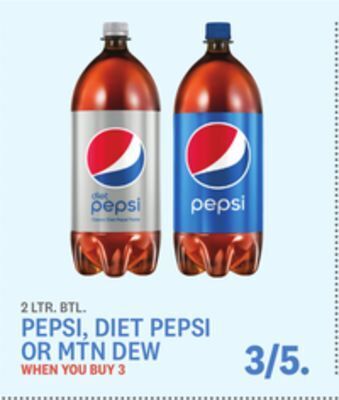 Kings Food Markets Pepsi, diet pepsi or mtn dew offer