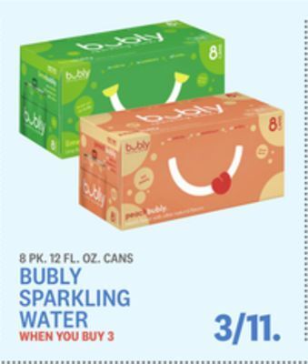 Kings Food Markets Bubly sparkling water offer