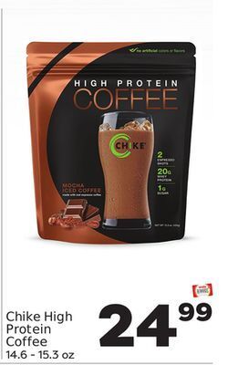 Weis Markets Chike high protein coffee offer