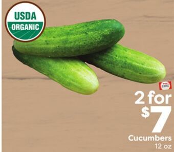 Weis Markets Cucumbers offer