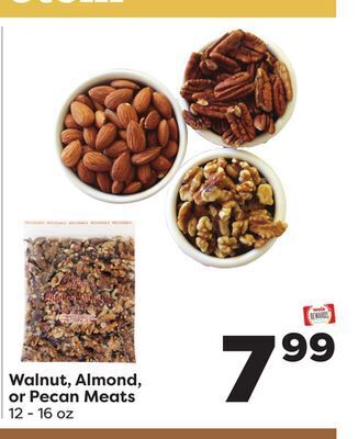 Weis Markets Walnut, almond, or pecan meats offer
