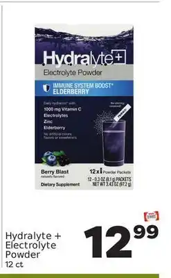 Weis Markets Hydralyte + electrolyte powder offer