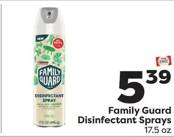Weis Markets Family guard disinfectant sprays offer