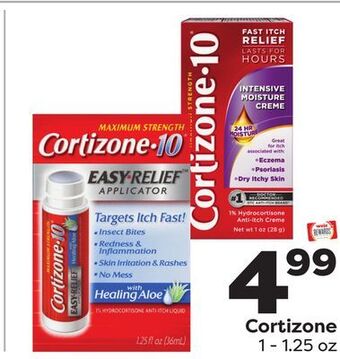 Weis Markets Cortizone offer