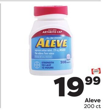 Weis Markets Aleve offer