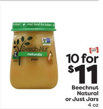Weis Markets Beechnut natural or just jars offer