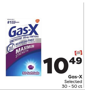 Weis Markets Gas-x offer