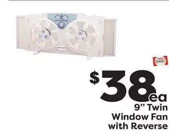 Weis Markets 9 twin window fan with offer
