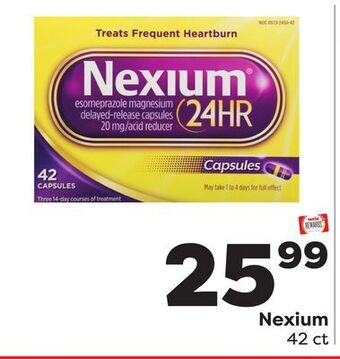 Weis Markets Nexium offer