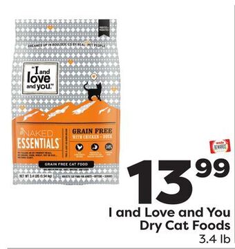 Weis Markets I and love and you dry cat foods offer