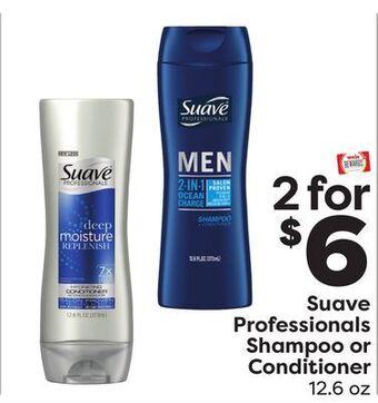 Weis Markets Suave professionals shampoo or conditioner offer
