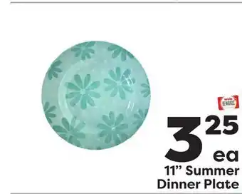 Weis Markets 11 summer dinner plate offer