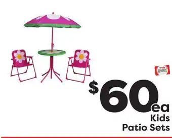 Weis Markets Kids patio sets offer