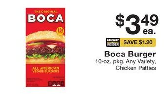 Fairway Store Market Boca burger offer