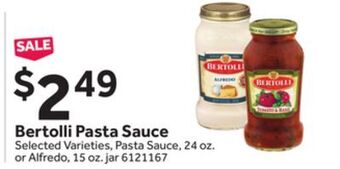 Stop&Shop Bertolli pasta sauce offer