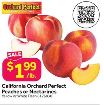 Stop&Shop California orchard perfect peaches or nectarines offer