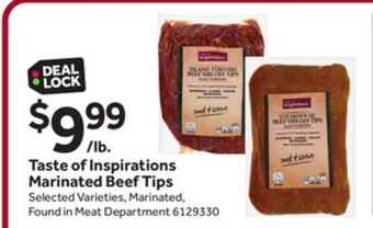 Stop&Shop Taste of inspirations marinated beef tips offer