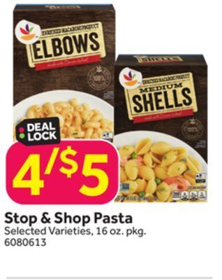 Stop&Shop Stop & shop pasta offer