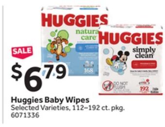 Stop&Shop Huggies baby wipes offer