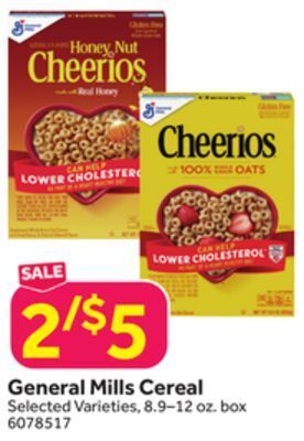 Stop&Shop General mills cereal offer