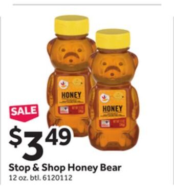 Stop&Shop Stop & shop honey bear offer