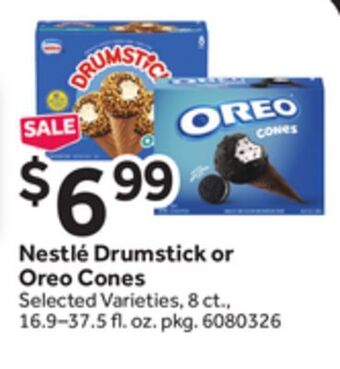 Stop&Shop Nestlé drumstick or oreo cones offer