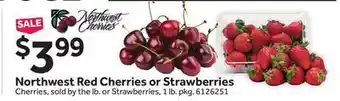 Stop&Shop Northwest red cherries or strawberries offer
