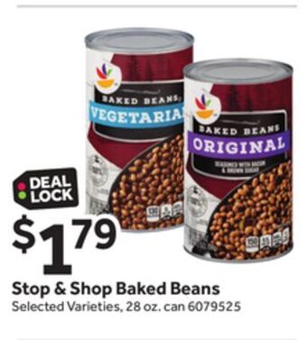 Stop&Shop Stop & shop baked beans offer